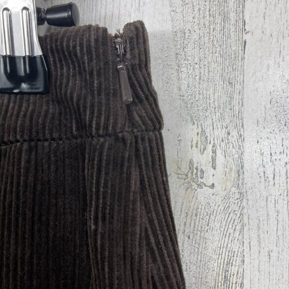 Maeve Anthropologie corduroy mini skirt plaid wool panel brown 2 academia preppy - Picture 3 of 8